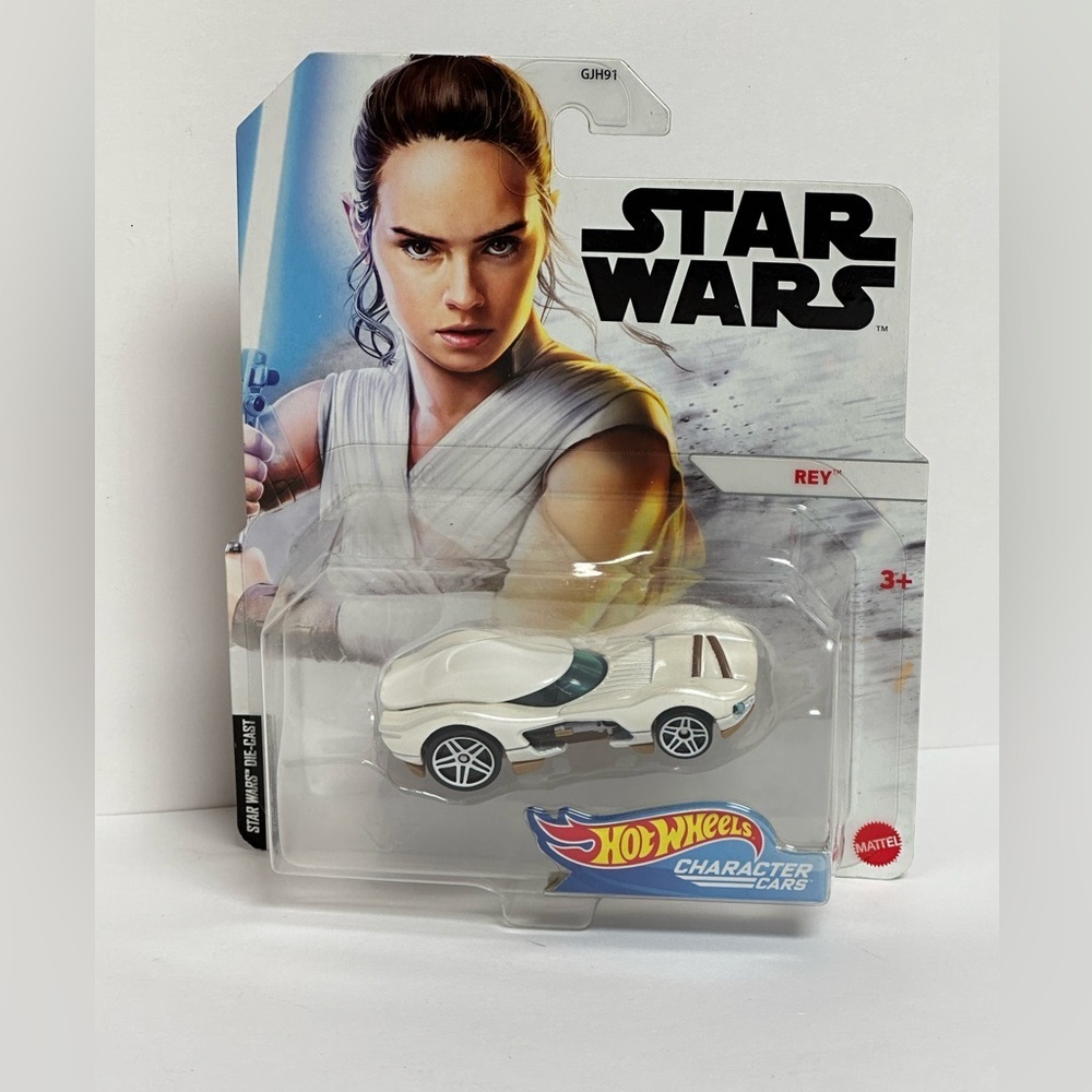 Hot Wheels Star Wars Character Cars 2019 Rey Original Package Unopened